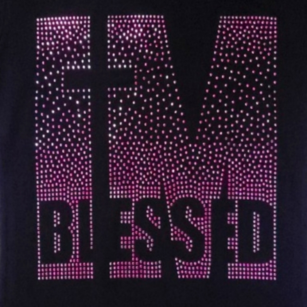 NWT Pink Rhinestone T (S-3X) - Picture 2 of 6